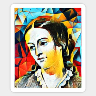 Margaret Fuller Abstract Portrait | Margaret Fuller abstract artwork 15 Sticker